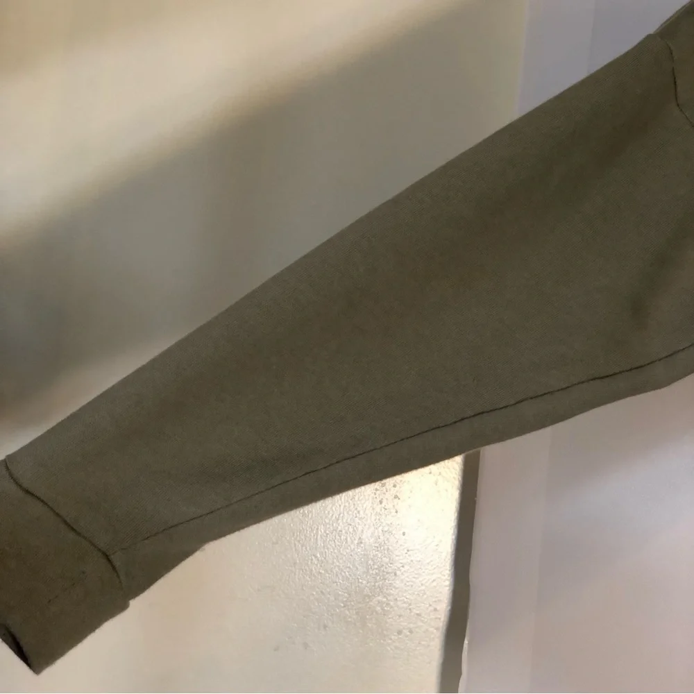 Victoria's Secret Pink Nation Campus Crew Mesh V-Neck Sweatshirt - Picture 9 of 14